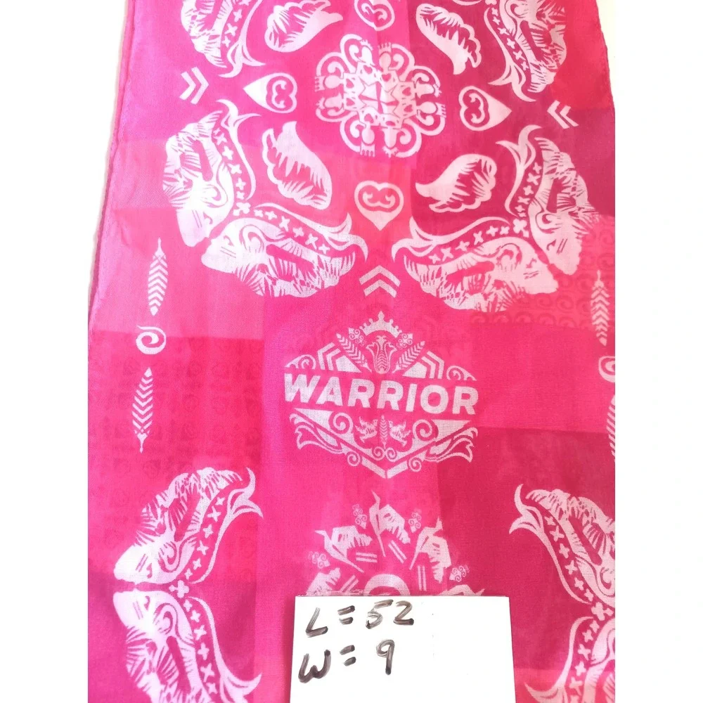 Ford Warrior in Pink Scarf Women OS Pink Paisley Graphic Bandana Western Cowgirl